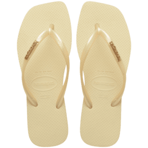 Havaianas Square Logo Metallic Buttercream