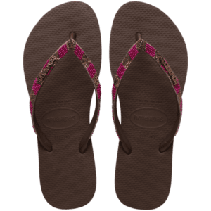 Havaianas Slim Glow Dark Brown